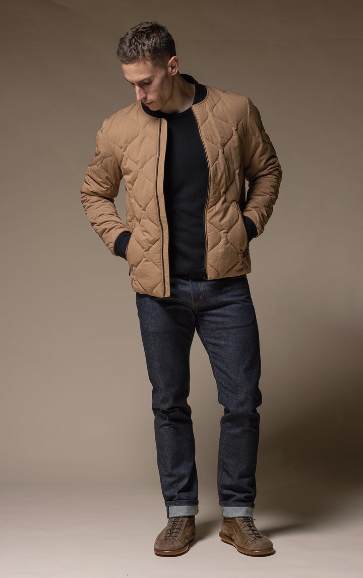 QUILTED BOMBER