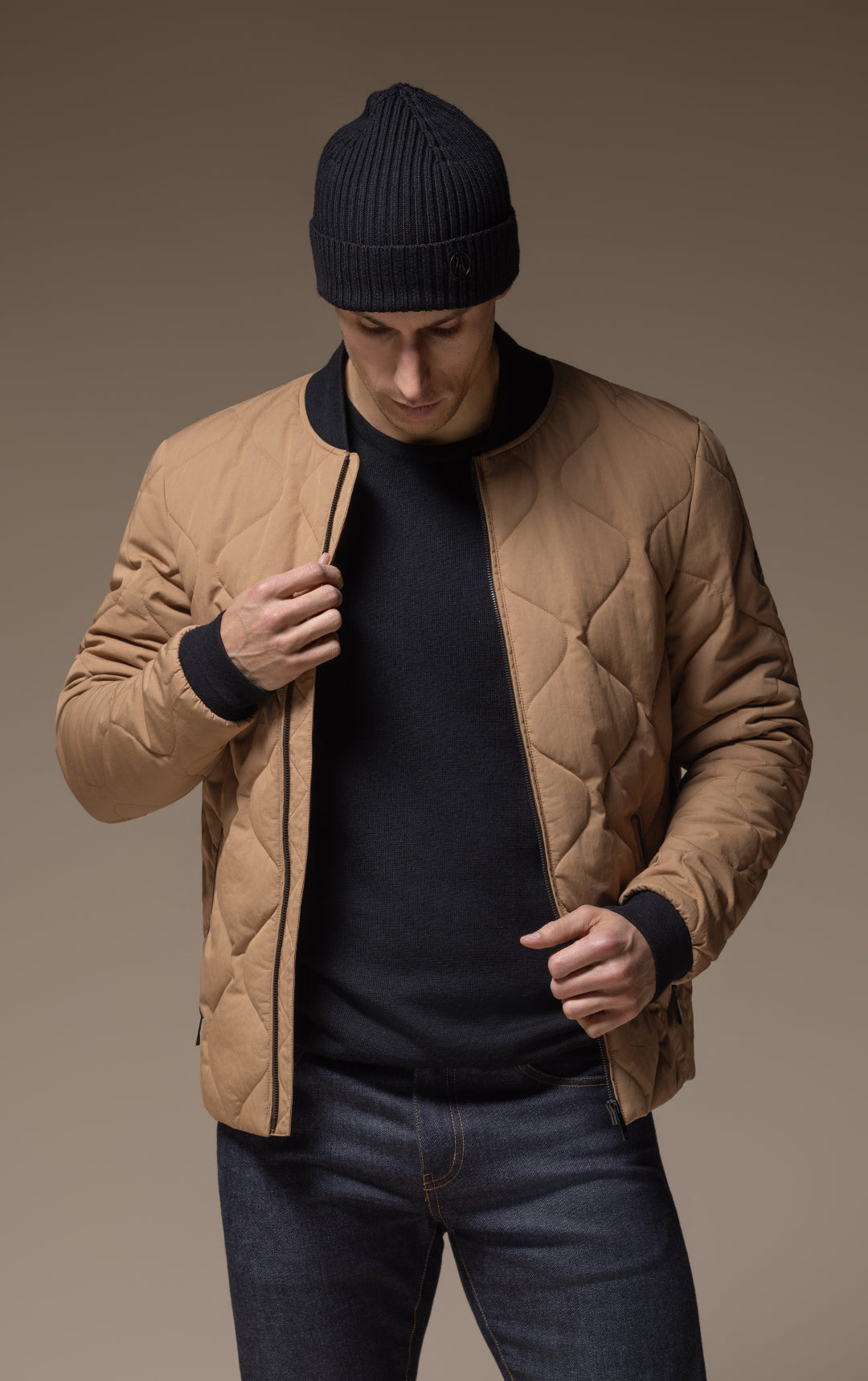 QUILTED BOMBER