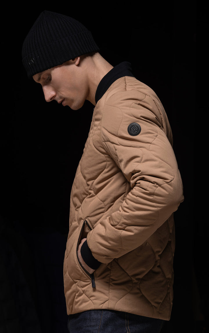 QUILTED BOMBER