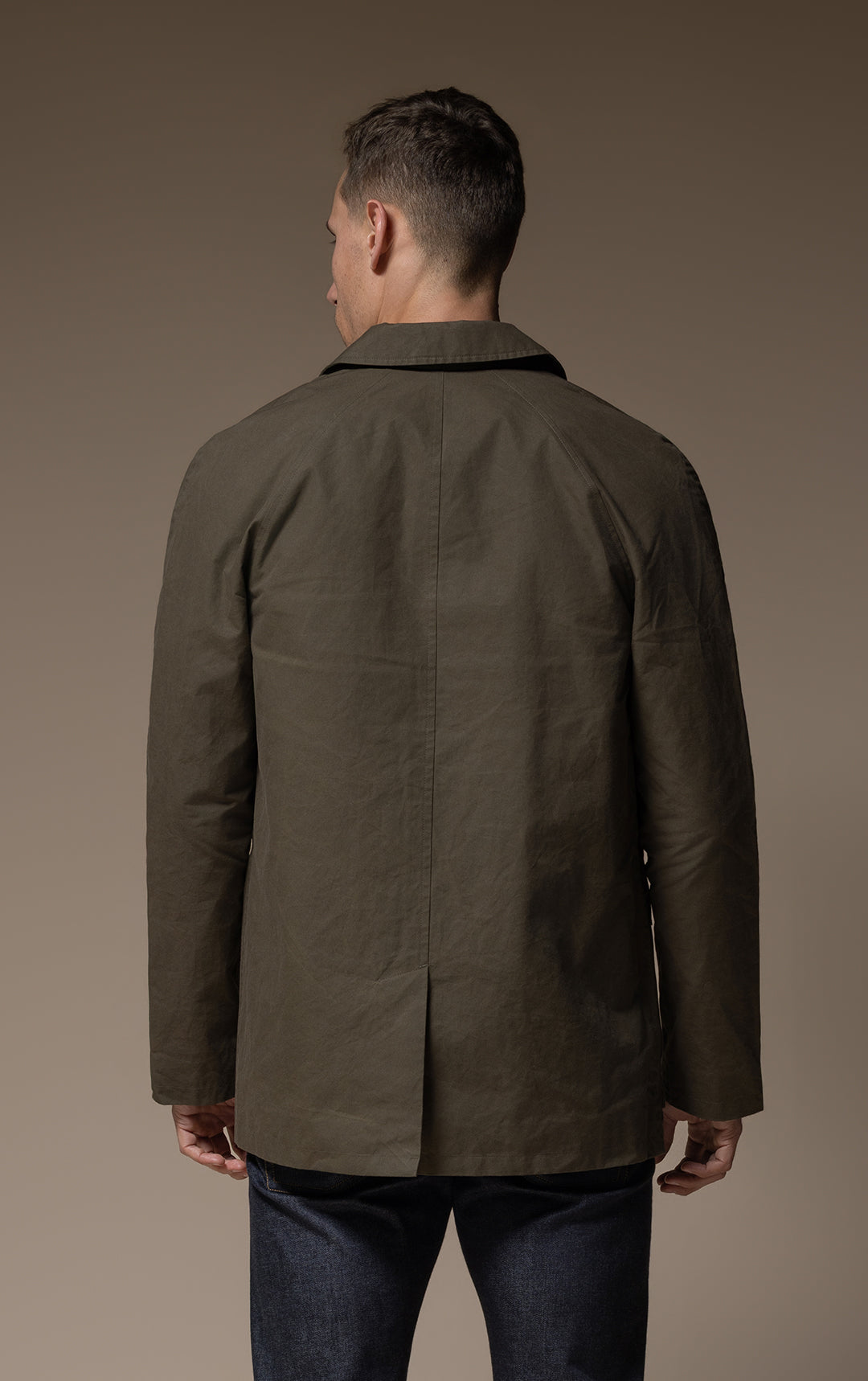 WAXED COTTON MAC