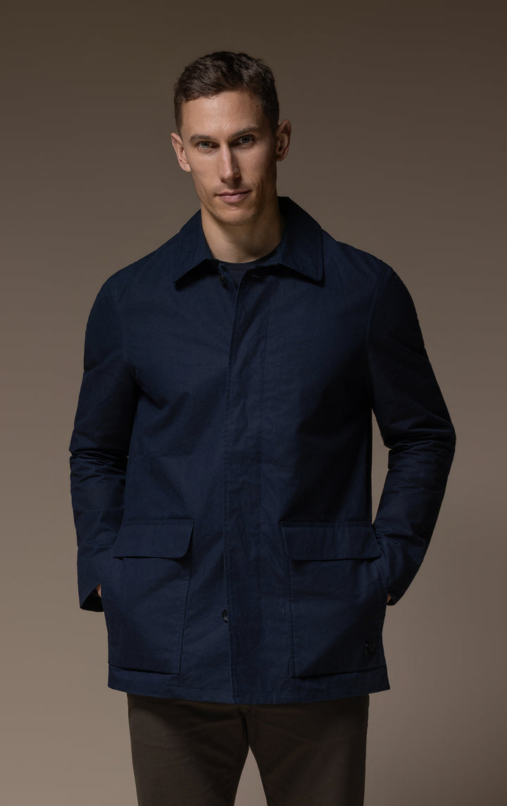 WAXED COTTON MAC