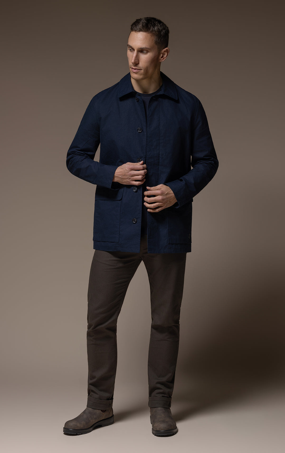 WAXED COTTON MAC