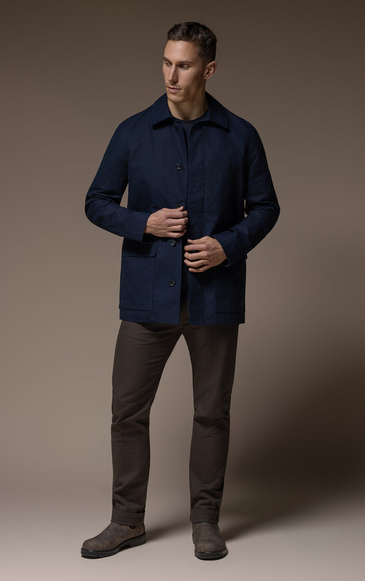 WAXED COTTON MAC
