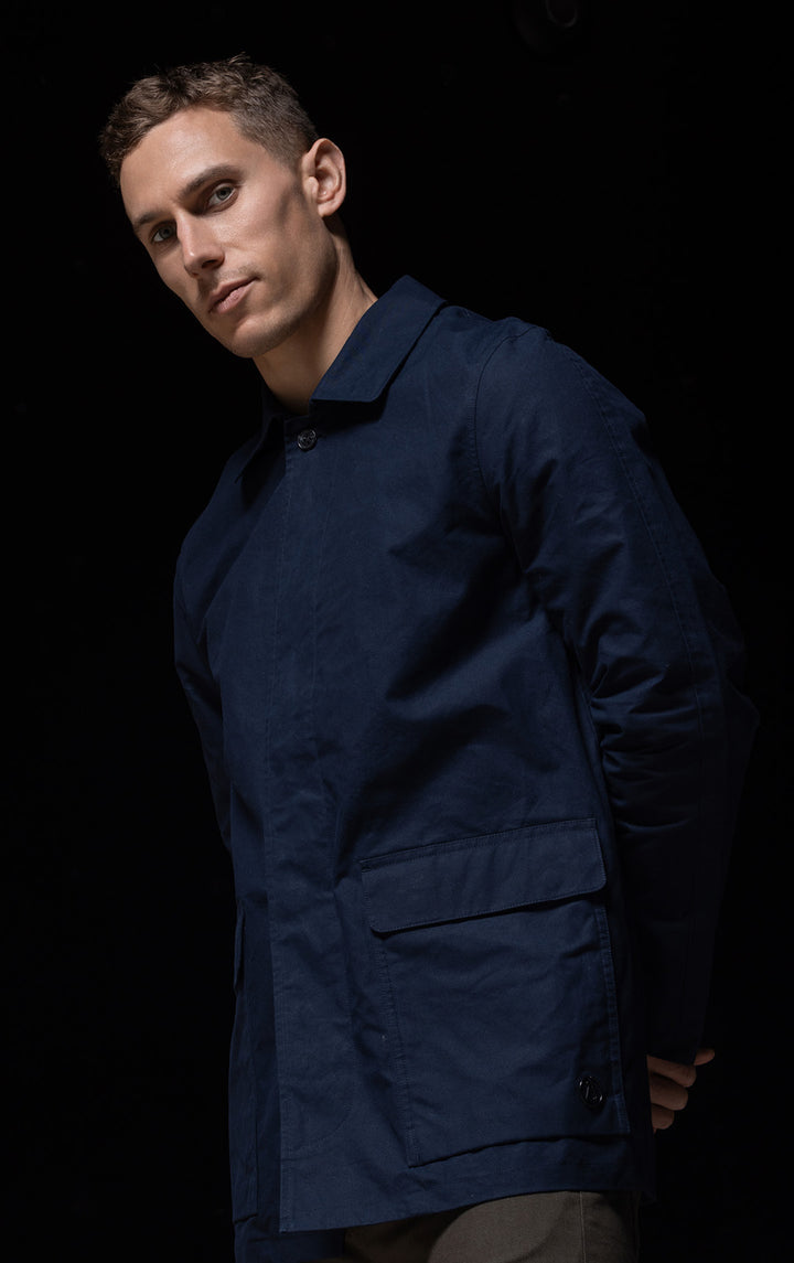 WAXED COTTON MAC