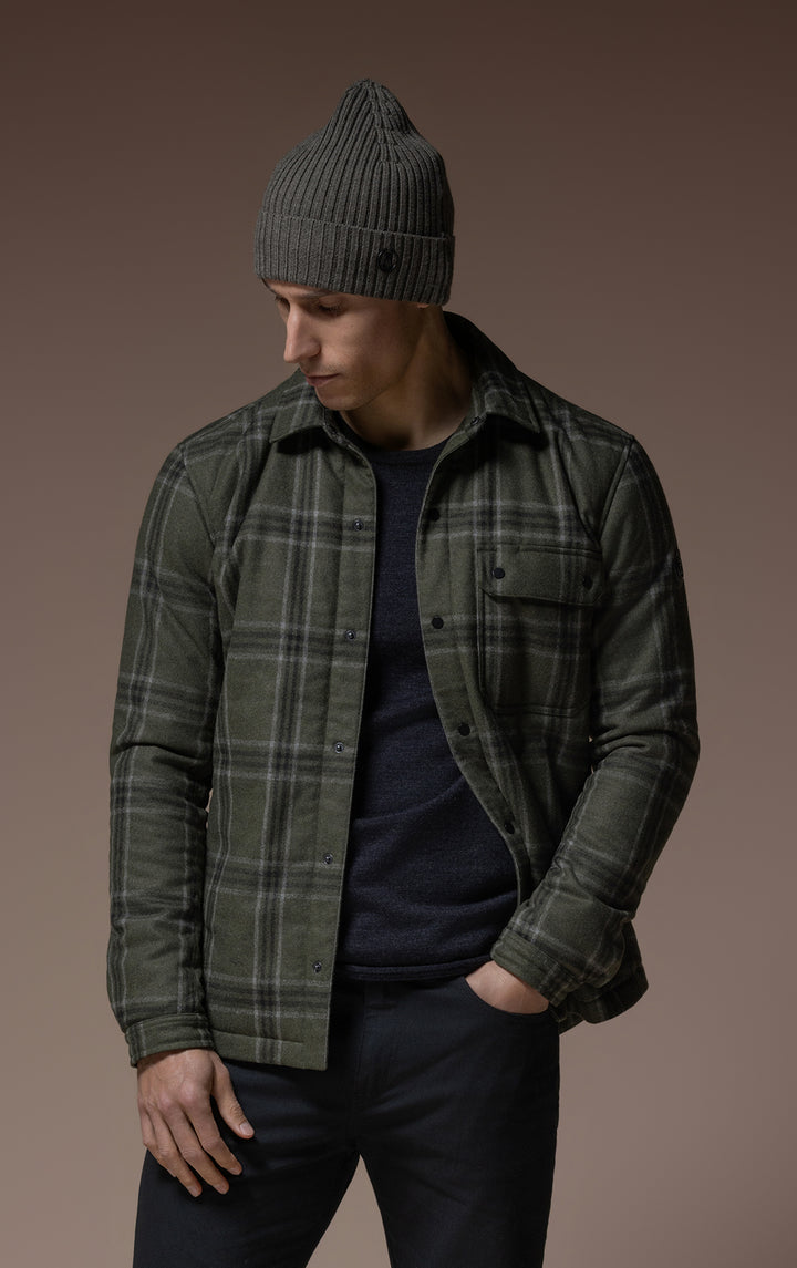PRIMALOFT PLAID SHACKET