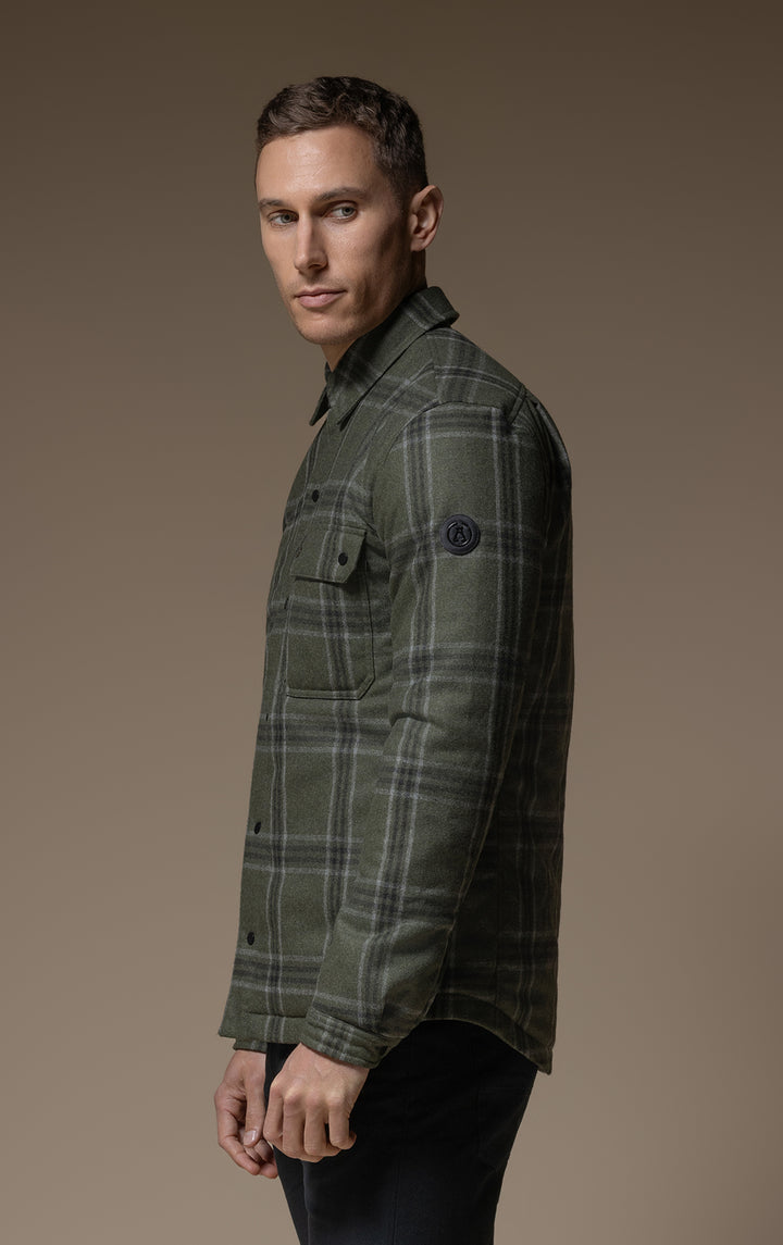 PRIMALOFT PLAID SHACKET