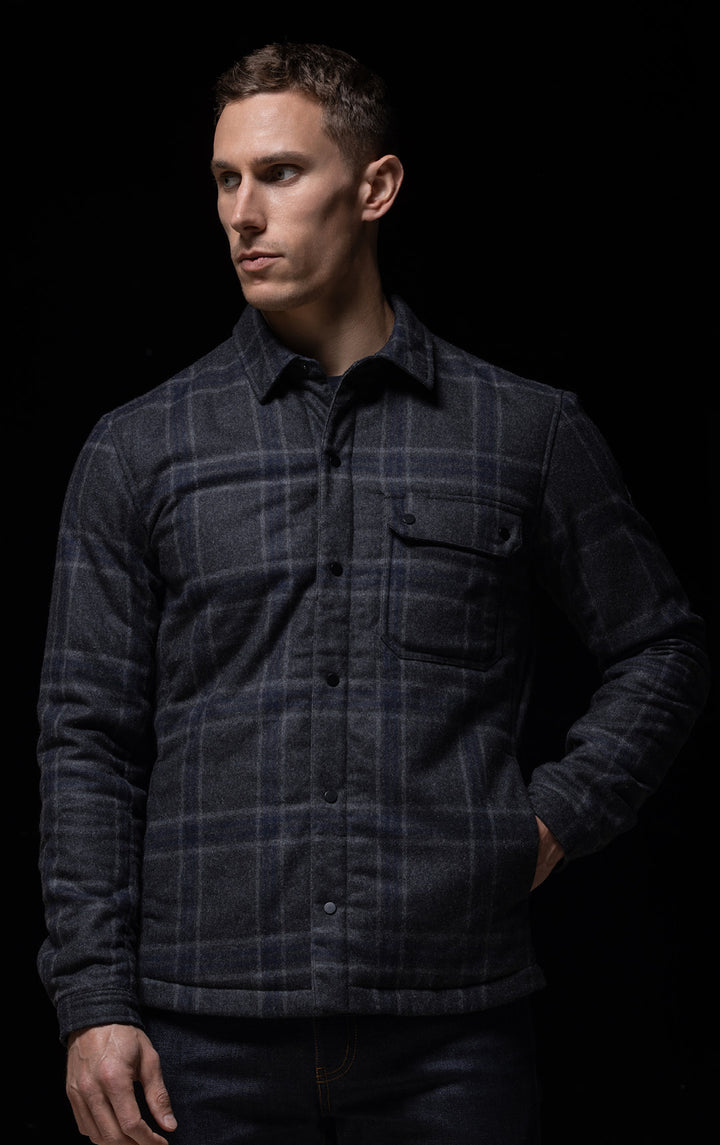 PRIMALOFT PLAID SHACKET