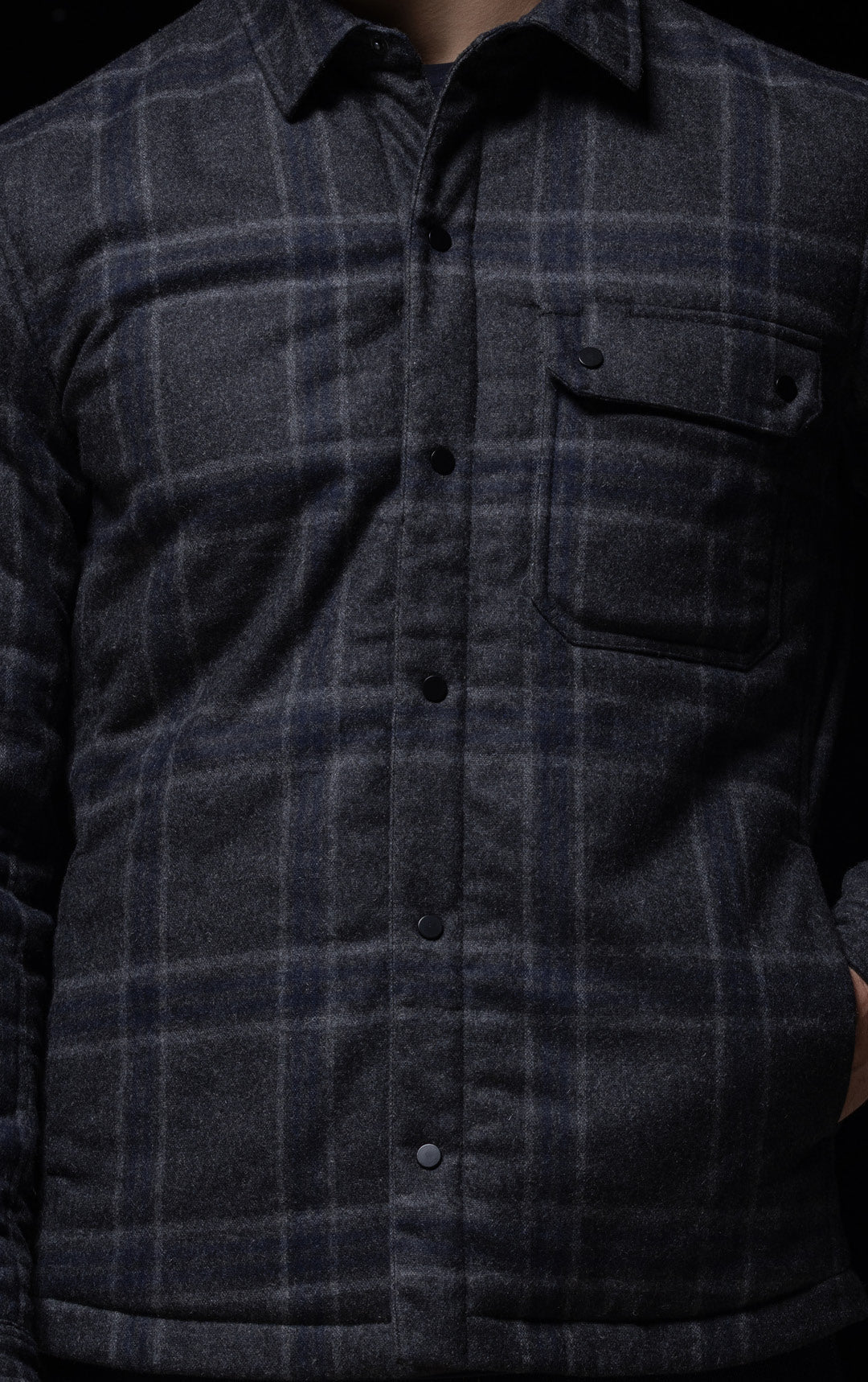 PRIMALOFT PLAID SHACKET