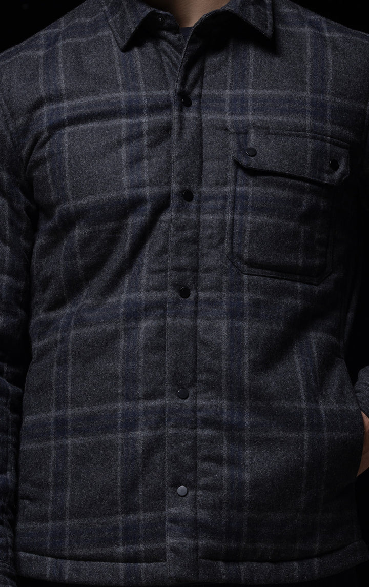 PRIMALOFT PLAID SHACKET
