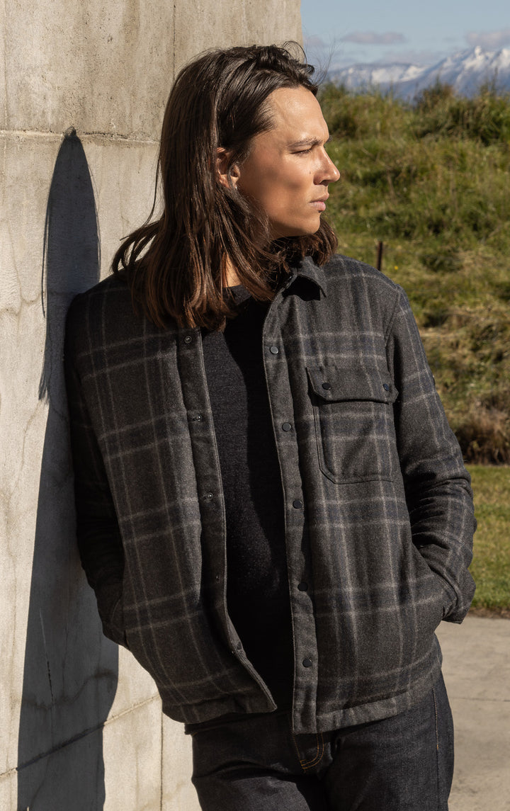 PRIMALOFT PLAID SHACKET