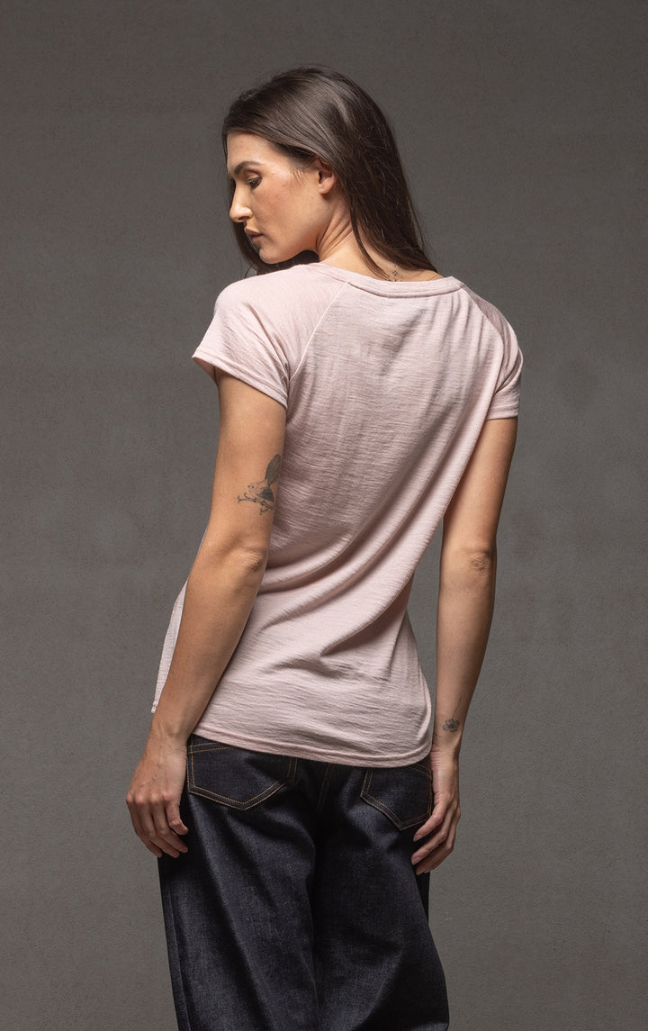 180GSM MERINO CAP SLEEVE TEE