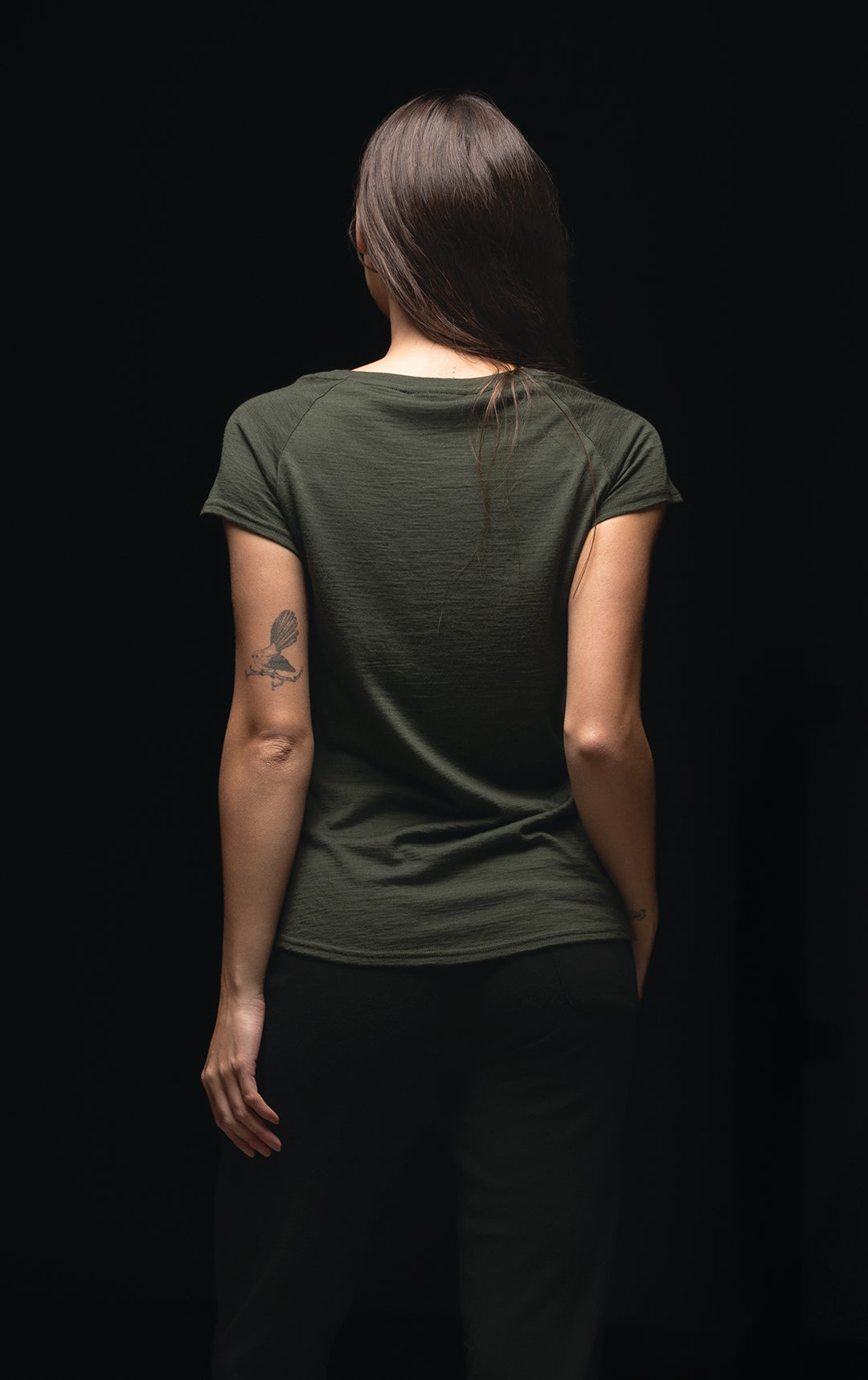 180GSM MERINO CAP SLEEVE TEE