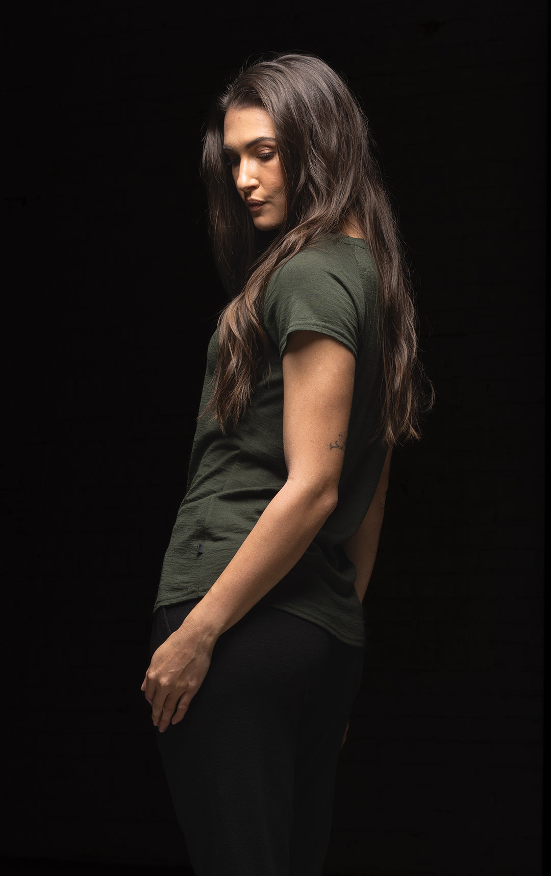 180GSM MERINO CAP SLEEVE TEE