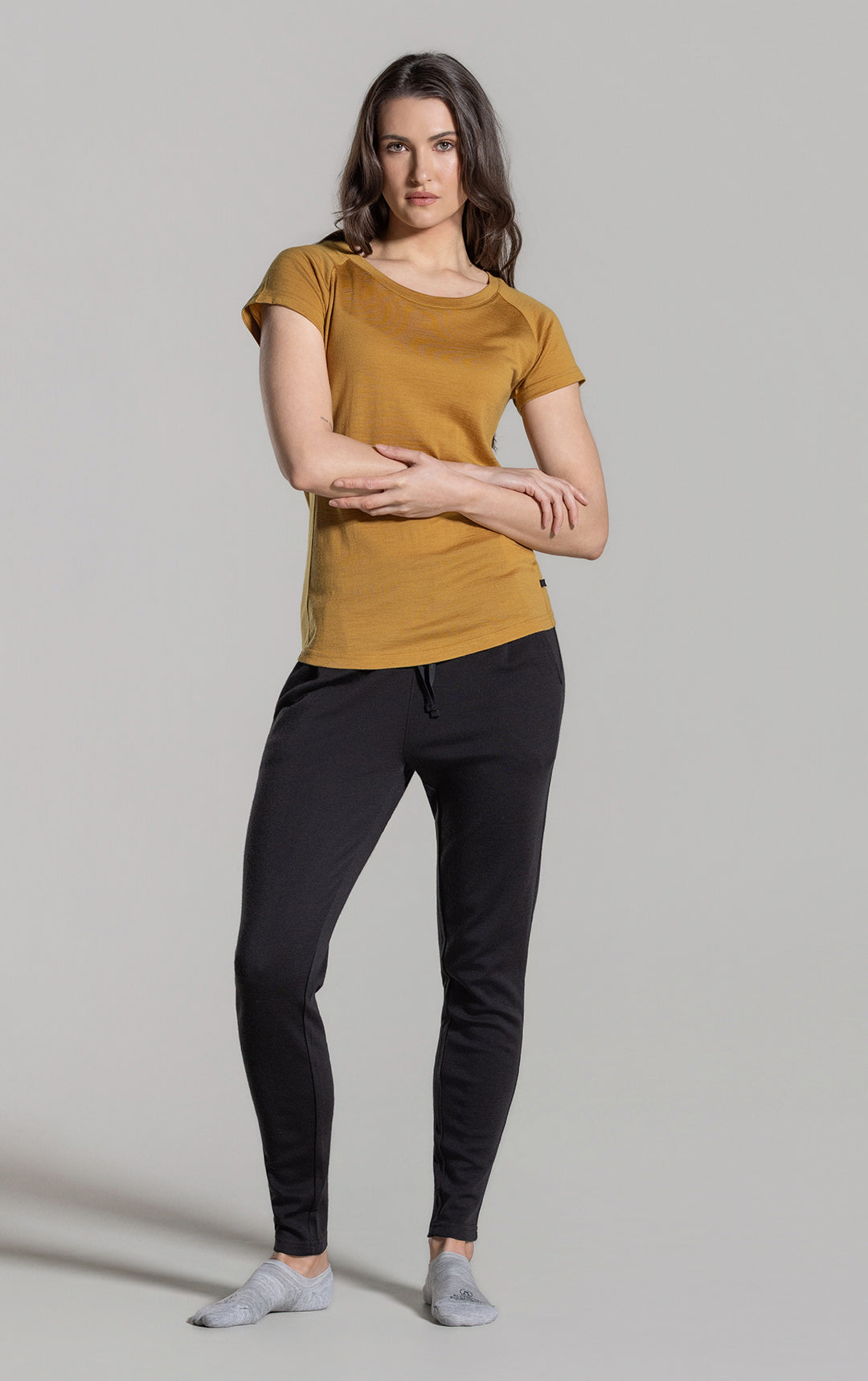 180GSM MERINO CAP SLEEVE TEE