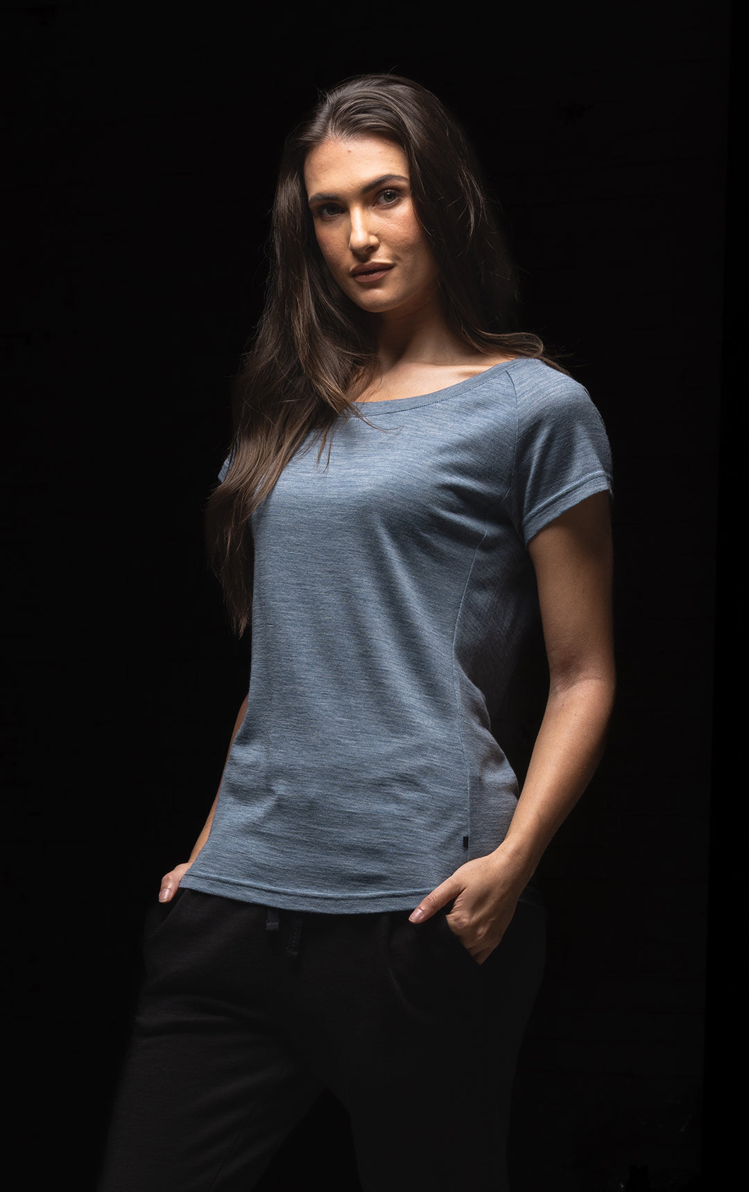180GSM MERINO CAP SLEEVE TEE