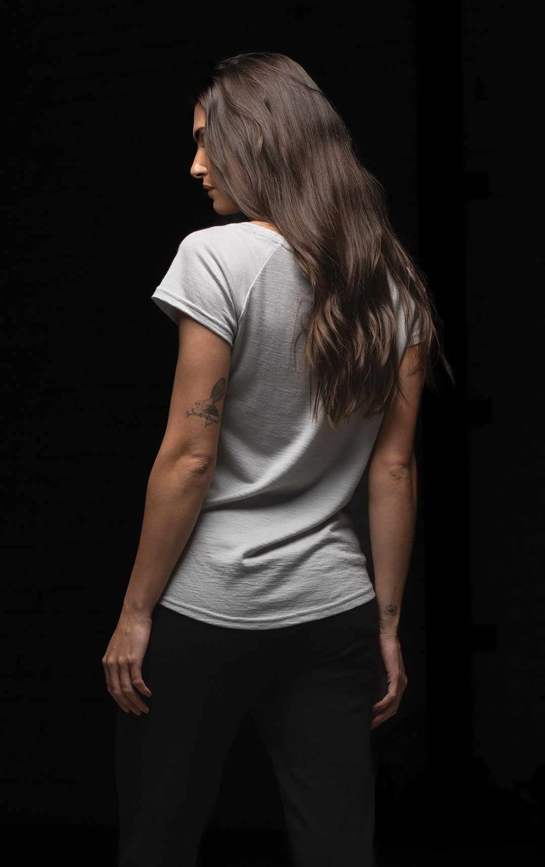 180GSM MERINO CAP SLEEVE TEE