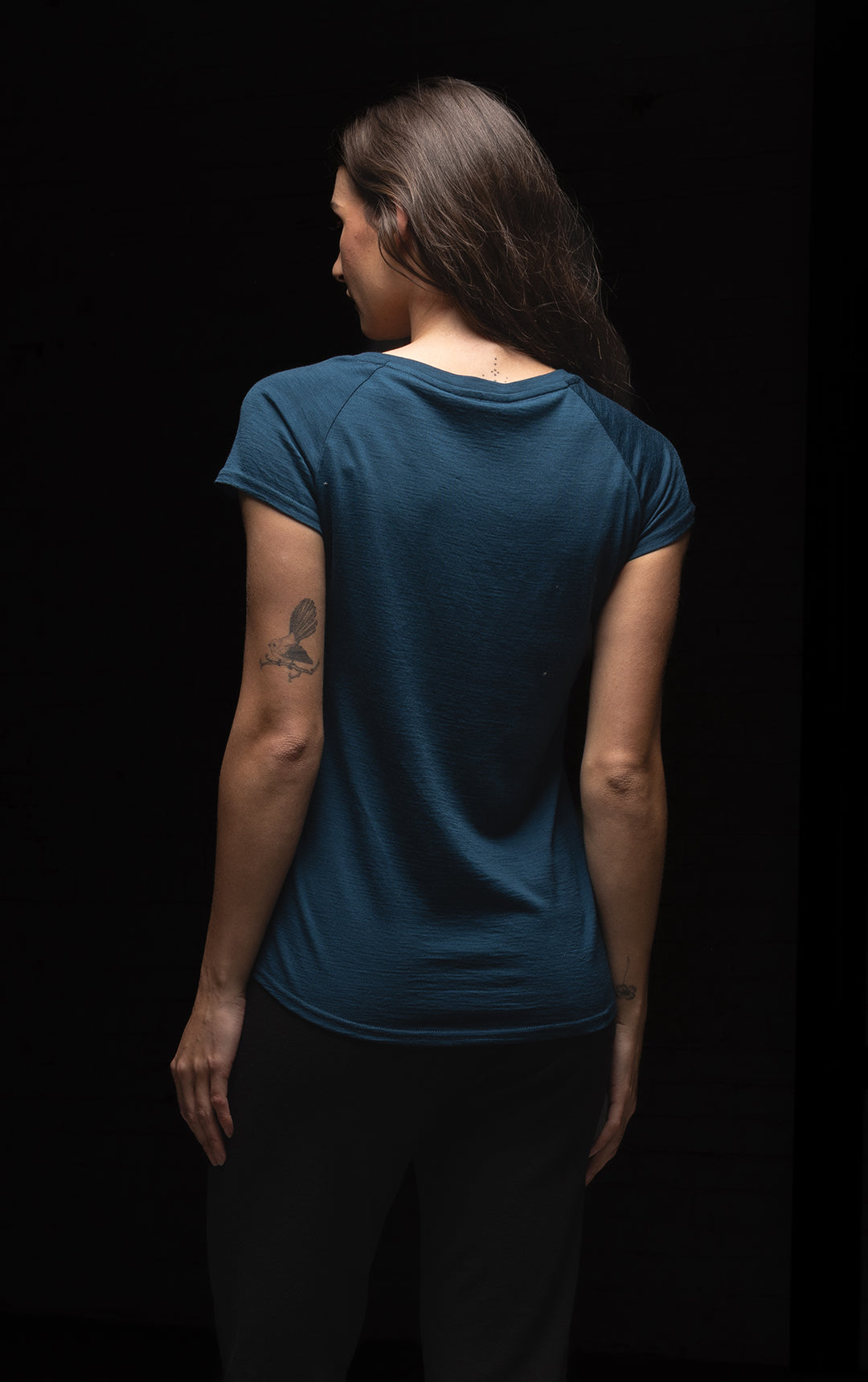 180GSM MERINO CAP SLEEVE TEE