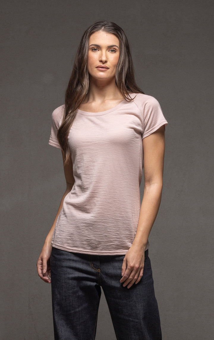 180GSM MERINO CAP SLEEVE TEE