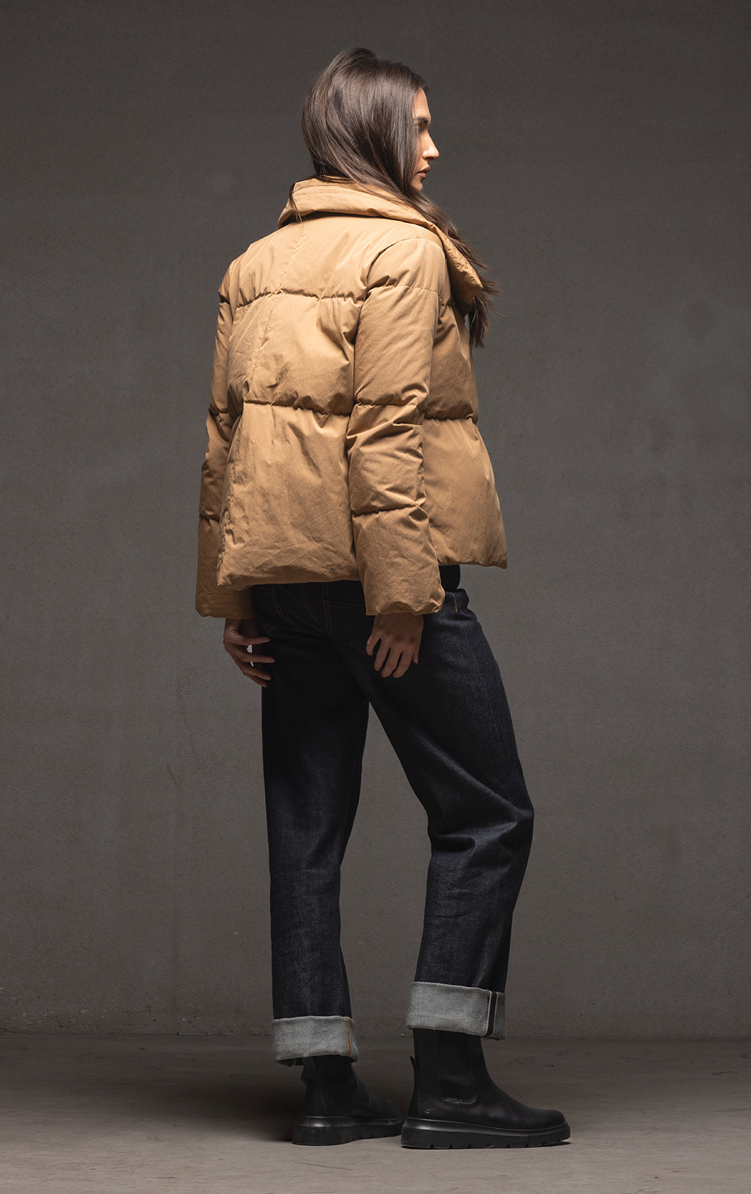 HIGH COLLAR DOWN JACKET