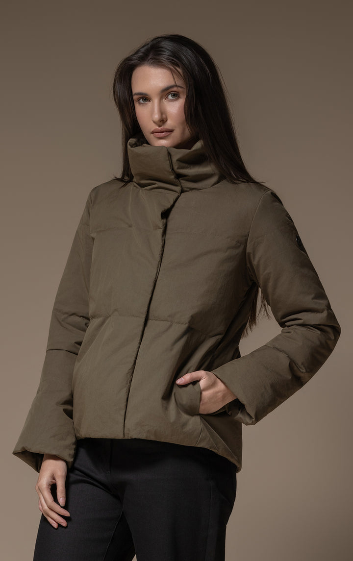 HIGH COLLAR DOWN JACKET