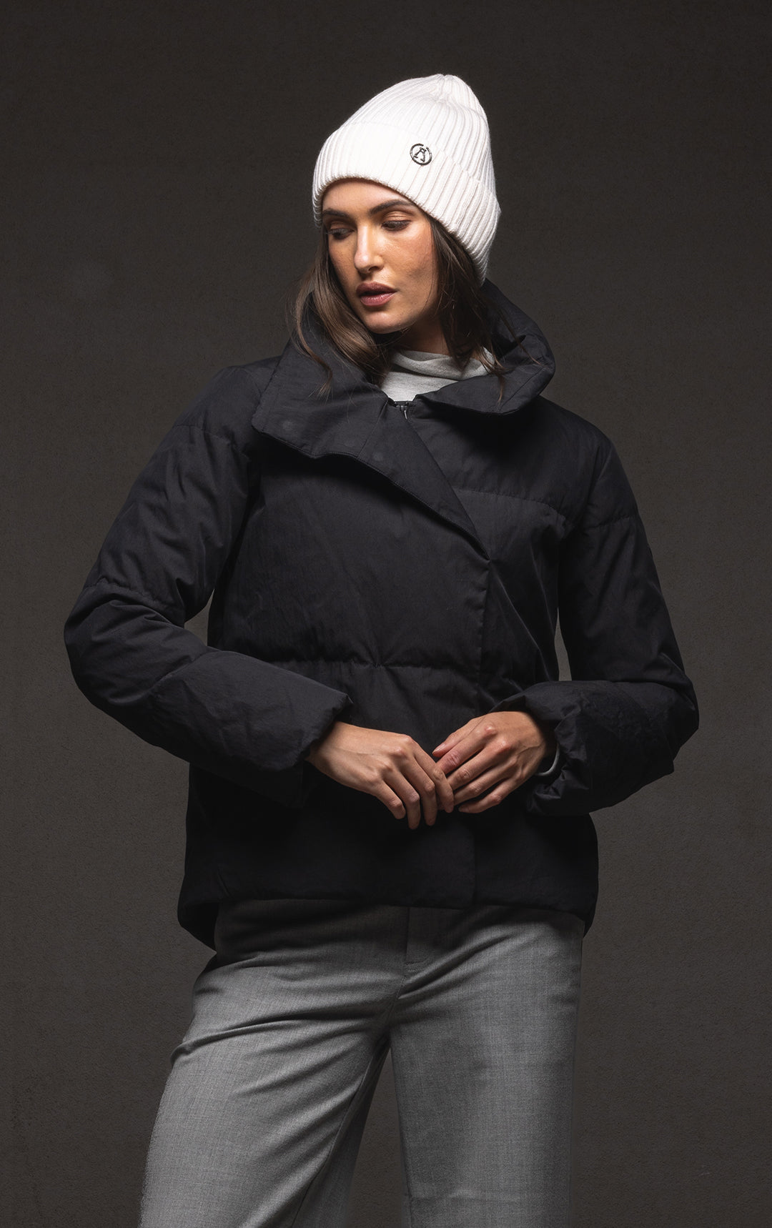 HIGH COLLAR DOWN JACKET