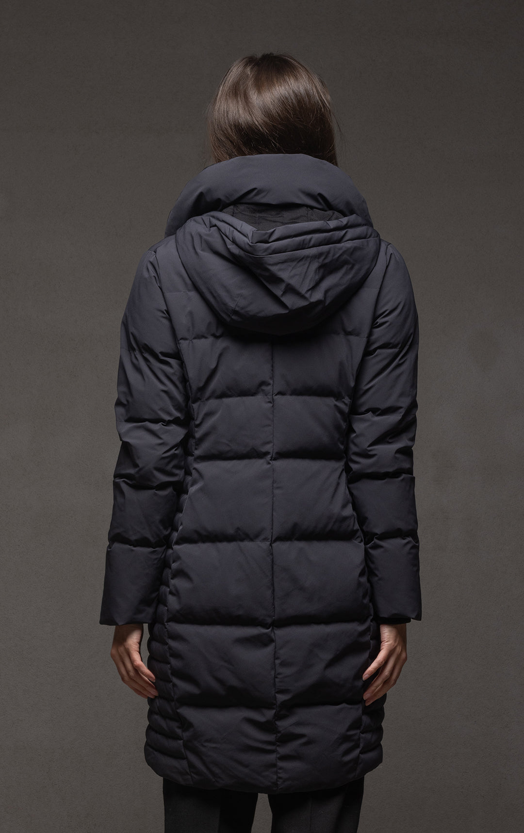 LAMINATED DOWN COAT
