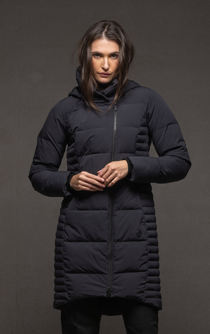 LAMINATED DOWN COAT