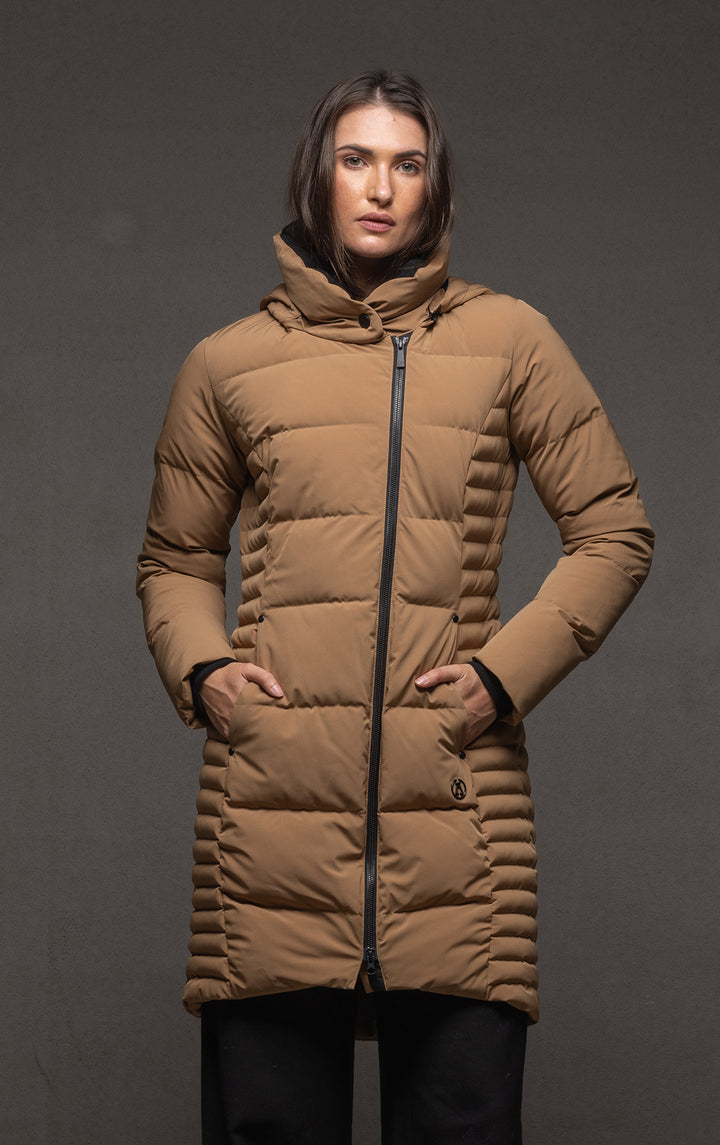 LAMINATED DOWN COAT