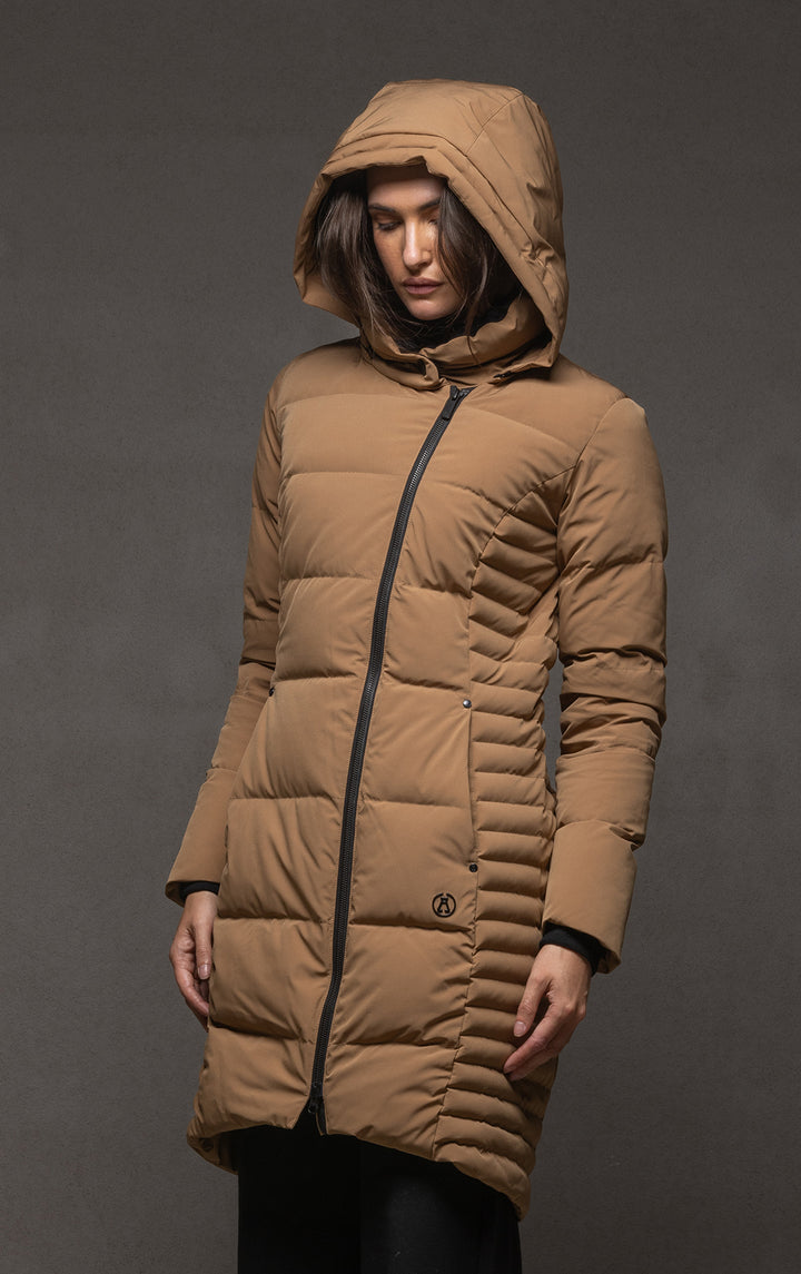 LAMINATED DOWN COAT