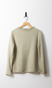 12GG BRUSHED MERINO FUNNEL NECK PULLOVER