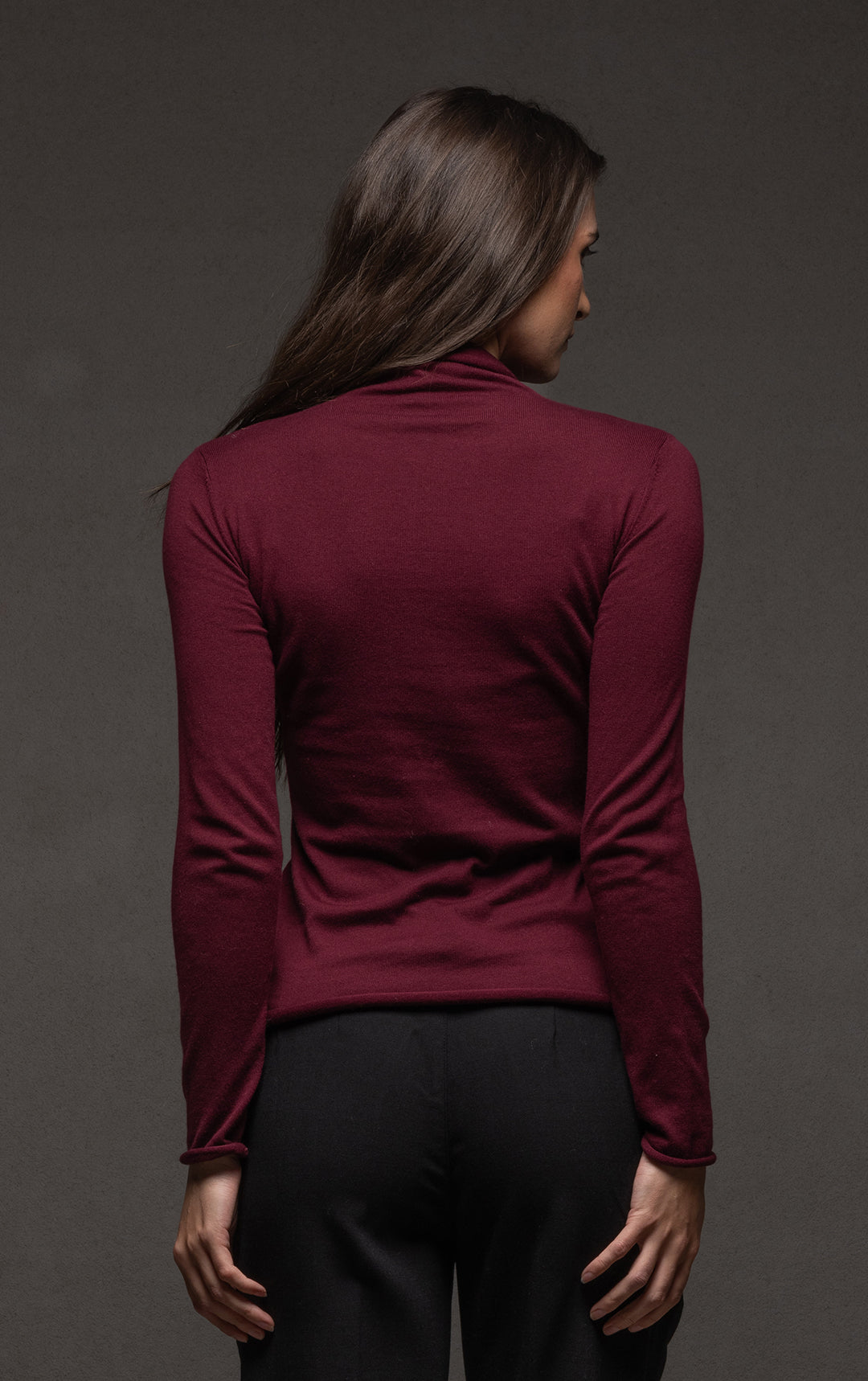 14GG COTTON SILK TURTLENECK