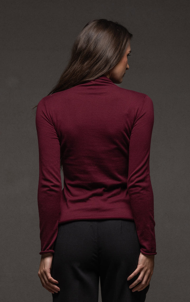 14GG COTTON SILK TURTLENECK