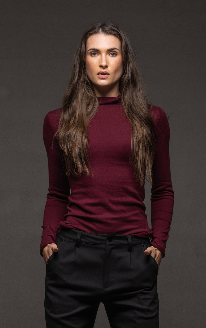 14GG COTTON SILK TURTLENECK