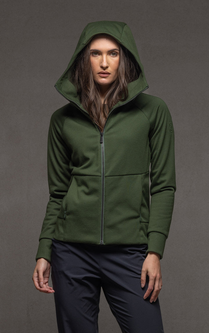 LAMINATED SOFTSHELL HOODY - CLEARANCE