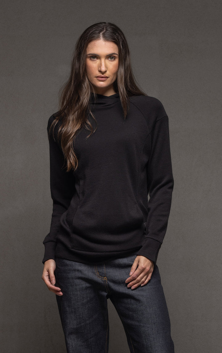320GSM MERINO PULLOVER HOODY