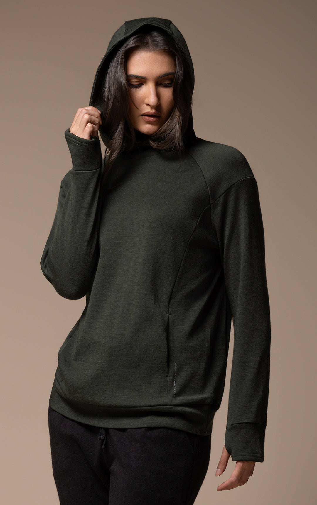 320GSM MERINO PULLOVER HOODY