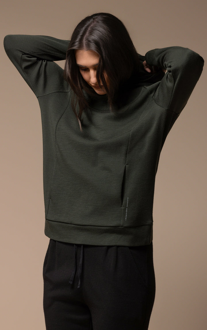 320GSM MERINO PULLOVER HOODY