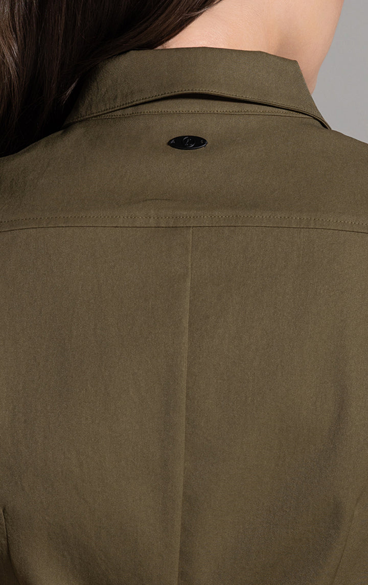 PERFORMANCE TWILL SHIRT DRESS