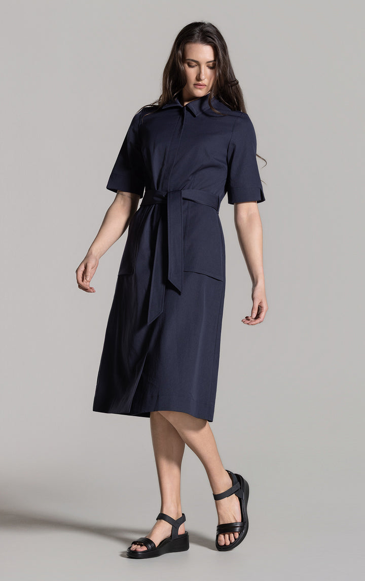 PERFORMANCE TWILL SHIRT DRESS