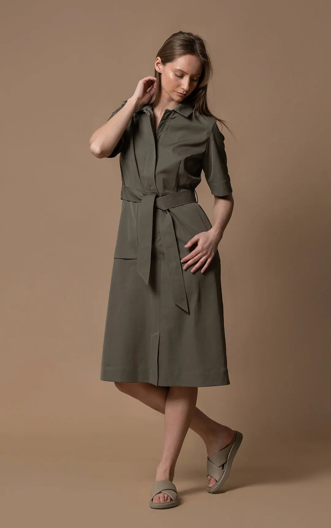 PERFORMANCE TWILL SHIRT DRESS Alchemy Equipment