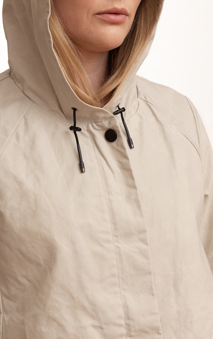 WAXED COTTON SWING SHELL - CLEARANCE