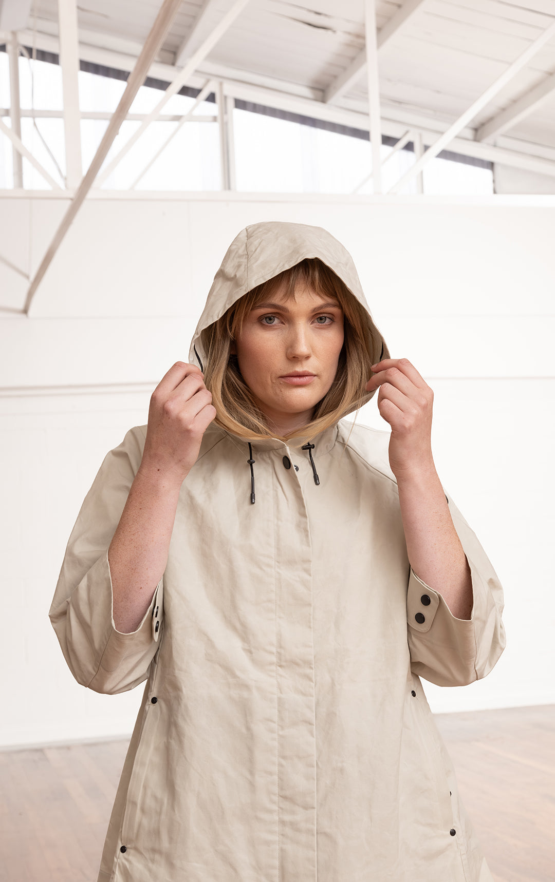 WAXED COTTON SWING SHELL - CLEARANCE