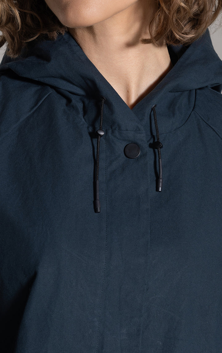 WAXED COTTON SWING SHELL