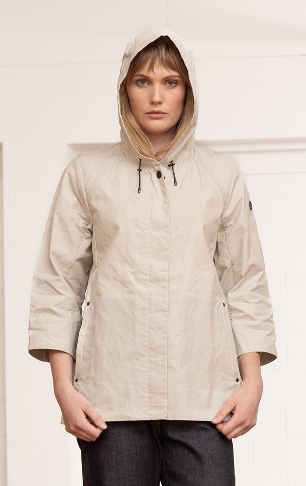 WAXED COTTON SWING SHELL - CLEARANCE
