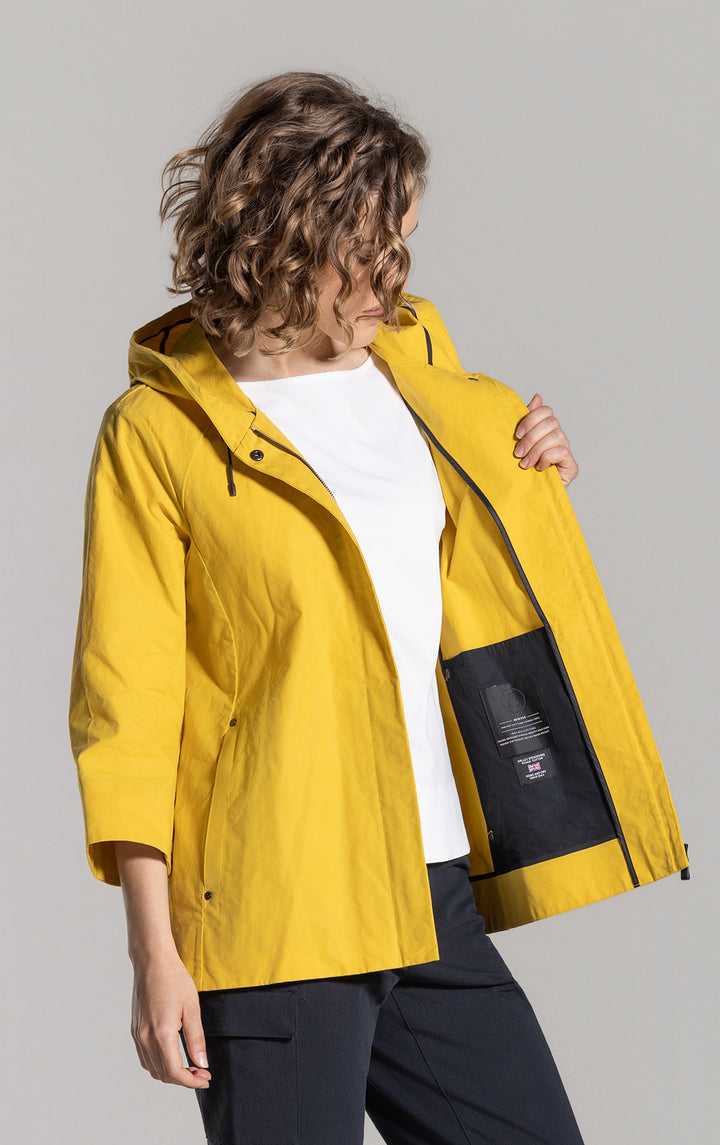 WAXED COTTON SWING SHELL