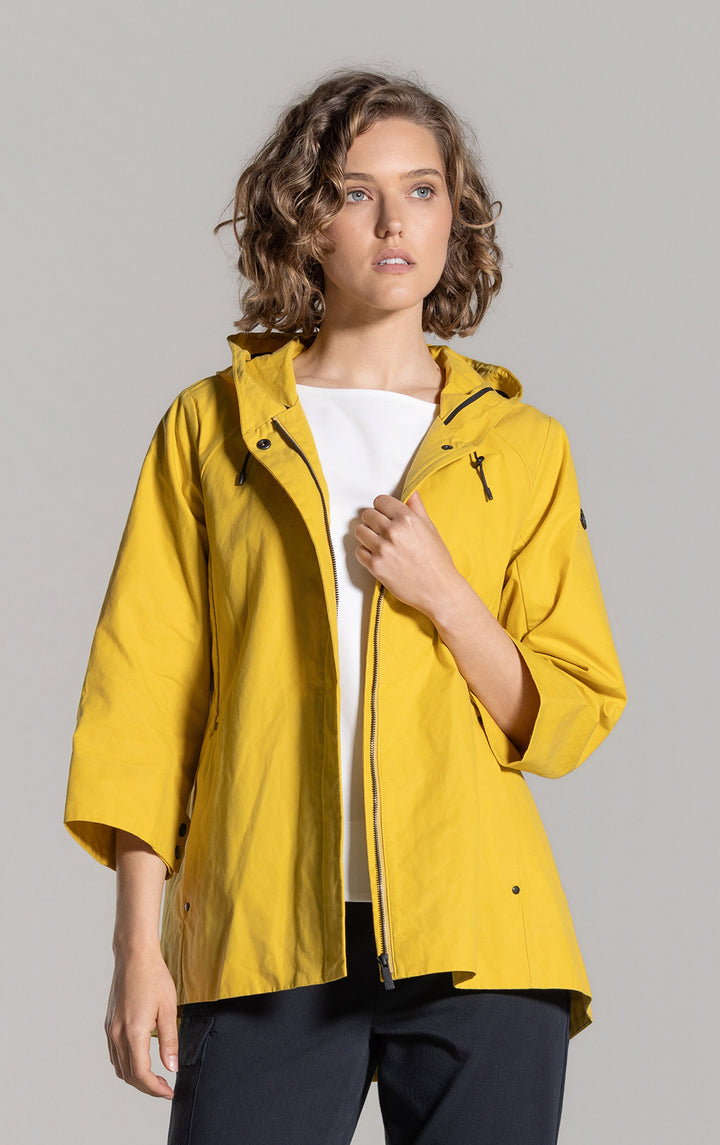 WAXED COTTON SWING SHELL