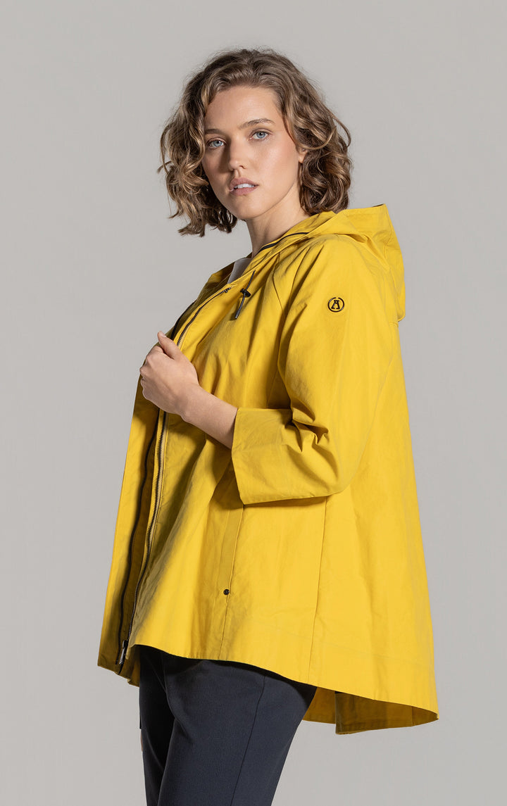 WAXED COTTON SWING SHELL