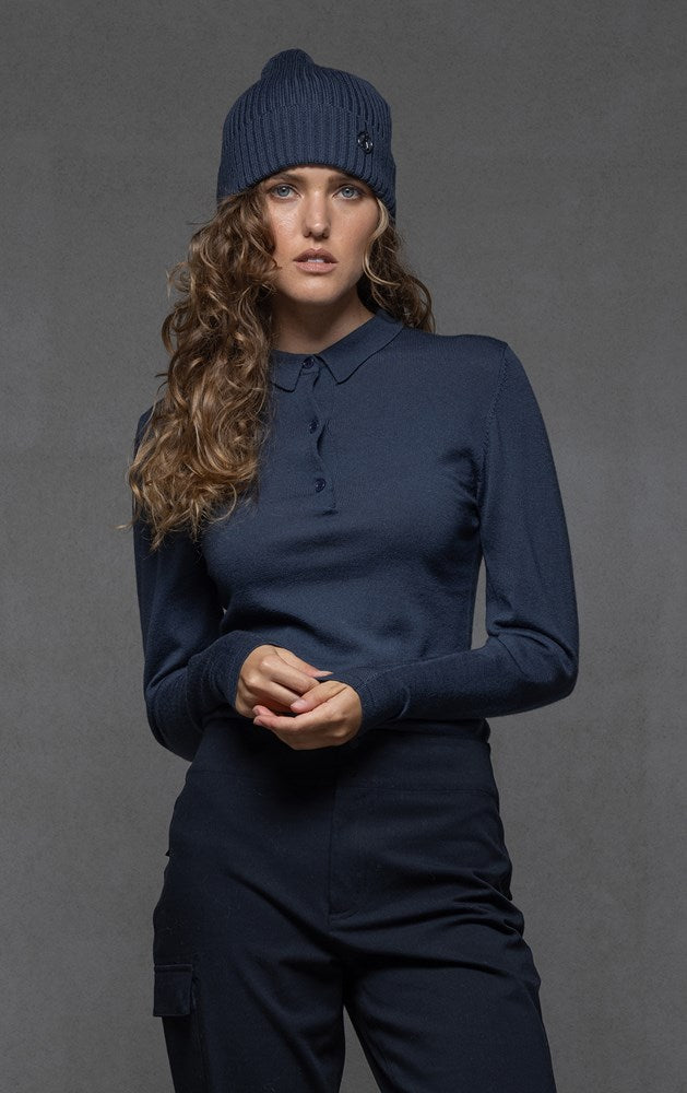 12GG LONG SLEEVE POLO - CLEARANCE