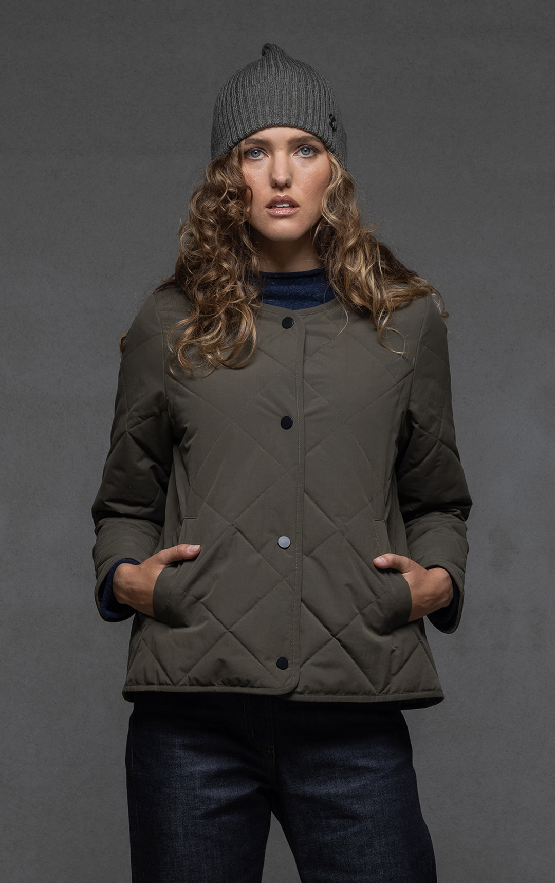 QUILTED PRIMALOFT CROPPED JACKET - Alchemy Equipment NZ
