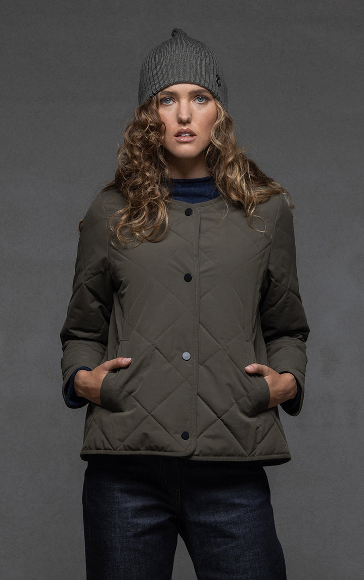 QUILTED PRIMALOFT CROPPED JACKET - Alchemy Equipment NZ